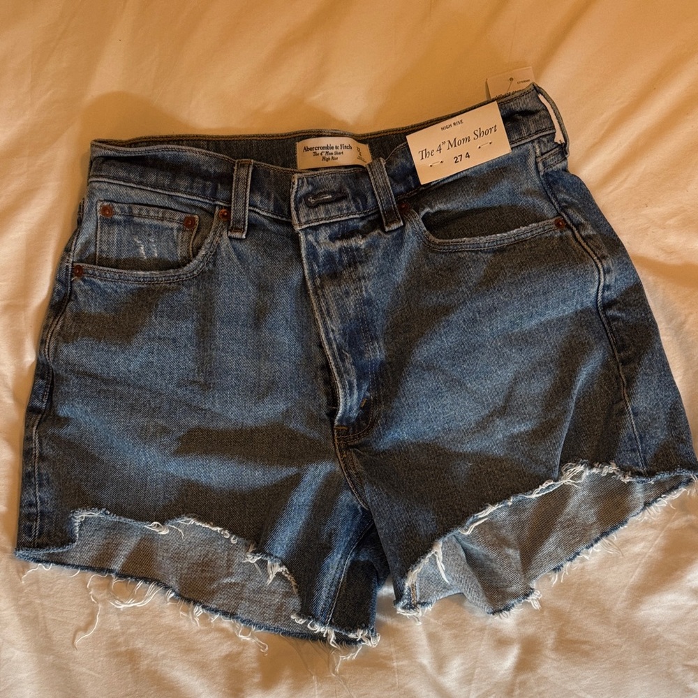 Abercrombie & Fitch Blue Jean Shorts